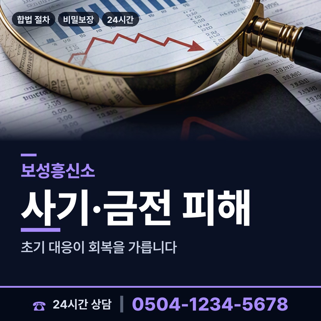 보성 보성읍 흥신소탐정 상담 안내